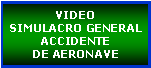 Cuadro de texto: VIDEO SIMULACRO GENERAL ACCIDENTE DE AERONAVE